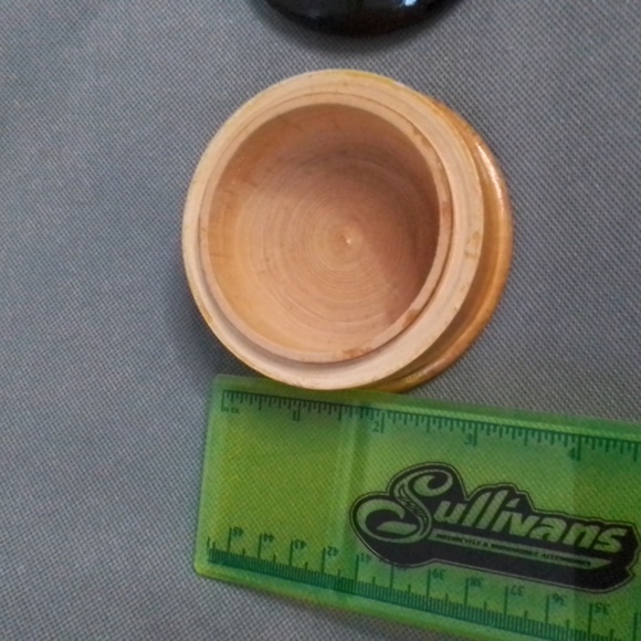 Vintage Wooden Santa Trinket Box and House Of Lloyd Santa Tic Tac Toe Game - Picture 8 of 16